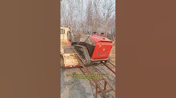 Compact EPA approved gasoline engine operated cutting width 1000mm remote operated flail mulcher