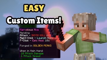 EASY Custom Items! Command Items Datapack 1.21.6+