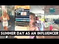 *pretty typical* influencer summer day in the life