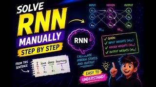 Recurrent Neural Network (RNN) Explained Manually 🤯 | Solve Step by Step