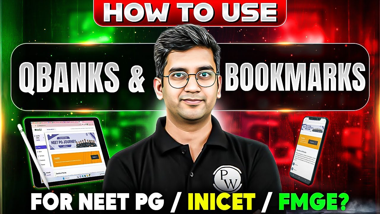 how-to-use-qbanks-bookmarks-for-neet-pg-and-inicet-youtube