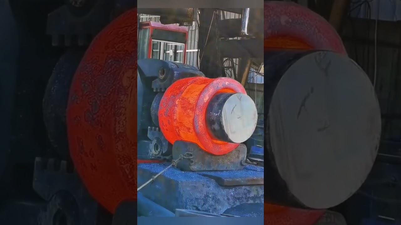 When Steel Meets Fire! Red Hot Forging Process!