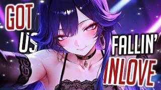 Nightcore - DJ Got Us Fallin' In Love (Female Version) Lyrics