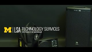 PA Speakers - LSA Technology Services Tech Library Orientation