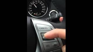 Ниссан кашкай как включить круиз контроль видео