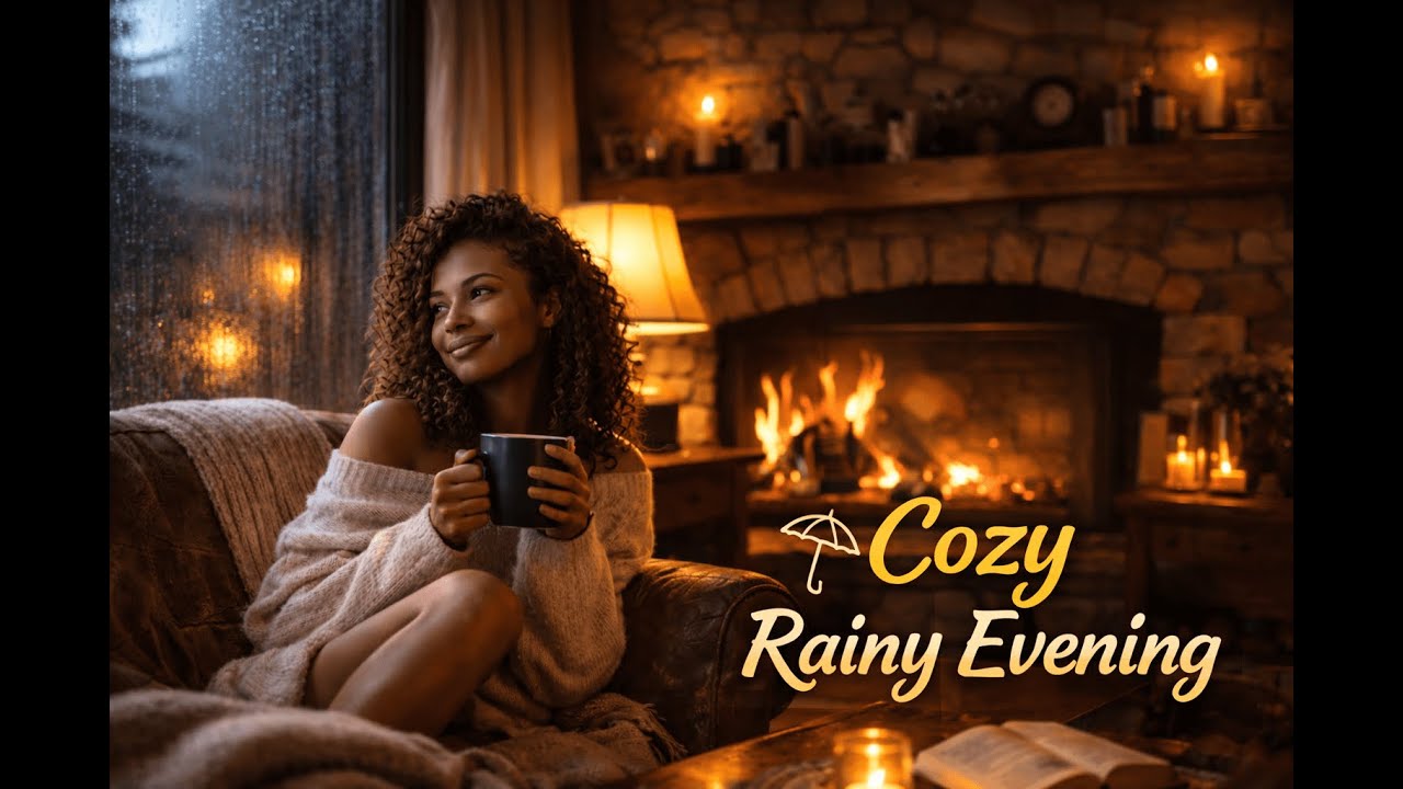 Cozy Rainy Evening. New Orleans Jazz Brass.