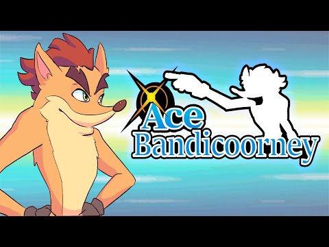 Crash Bandicoot 4 but it's about Ace attorney (animation)