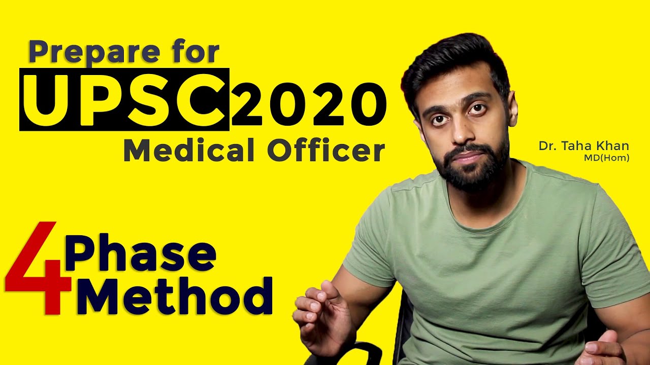 Подготовка медицинского специалиста (МО) UPSC 2020 | 4-фазный метод | Доктор Таха Хан | ПульсКоуч...