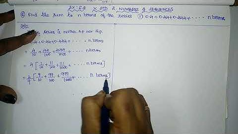10th maths |Numbers and sequences |Exercise :2.8(6)(i)