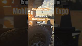 Come see us at the Expo! #mobilehunter #builtforadventure #offroad #camping #offroadutilitytrailer