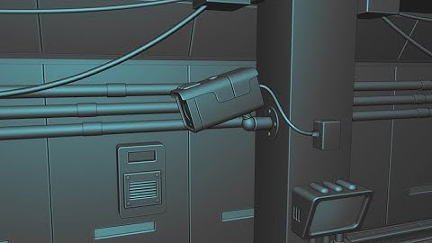 BLENDER 2.8: Modeling a Subway Scene: Part 10 (Security Camera)