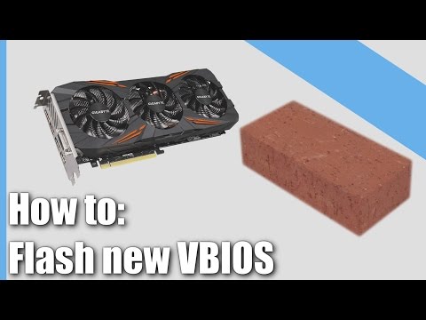 How to fix your bricked GPU | How to flash your Nvidia GPU VBIOS (Video bios)