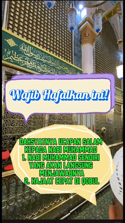 Dahsyatnya Ucapan Salam kepada Nabi Muhammad #salam #tawassul #nabimuhammad #shortvideo