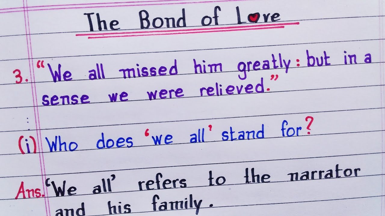 We all missed him greatly : but in a sense we were relieved | The Bond ...