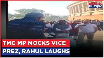 Rahul Gandhi Remains Silent & Cheers As TMC MP Mocks & Mimics Jagdeep Dhankhar | Top News