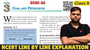 Coal and Petroleum : 8 Science Chapter 3 | 2024-25 Session