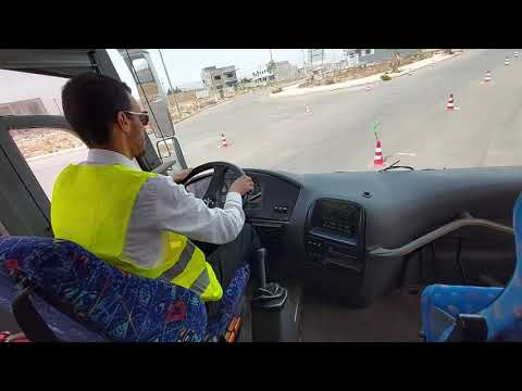 حلبة الامتحان التطبيقي لرخصة السياقة صنف D   #formation conducteur professionnel #Autocar