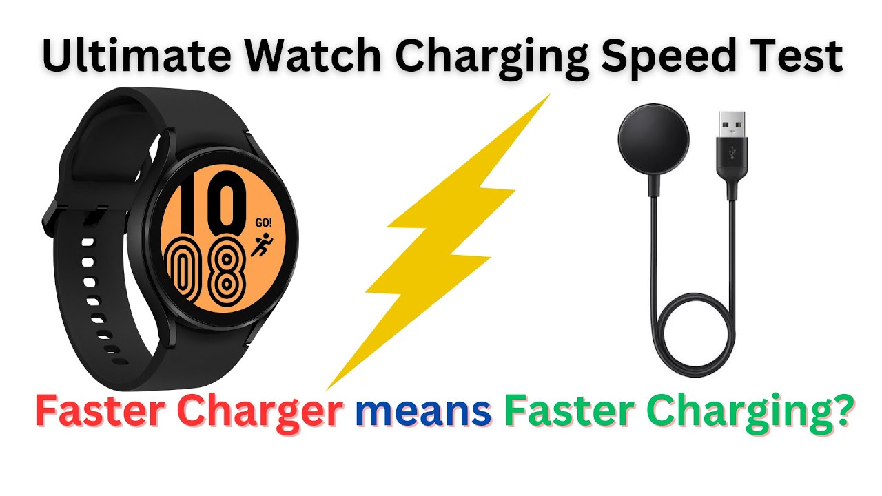 Does Using A Fast Charger Charges Your Watch Any Faster 5W 12W 15W 