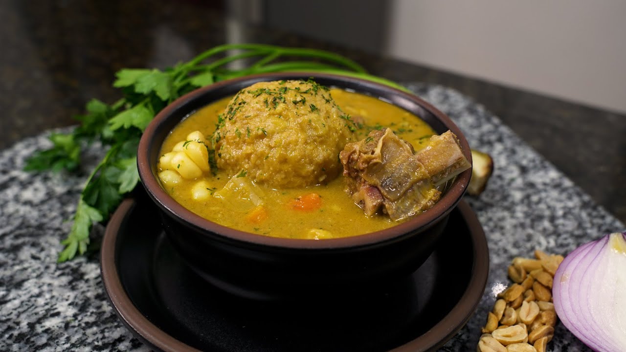 Prepara así un caldo de bolas y tus almuerzos serán los mejores || Caldo de bolas de verde