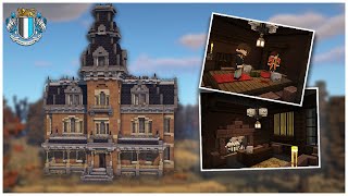 Minecraft Haunted Second Empire Mansion - Showcase Tour