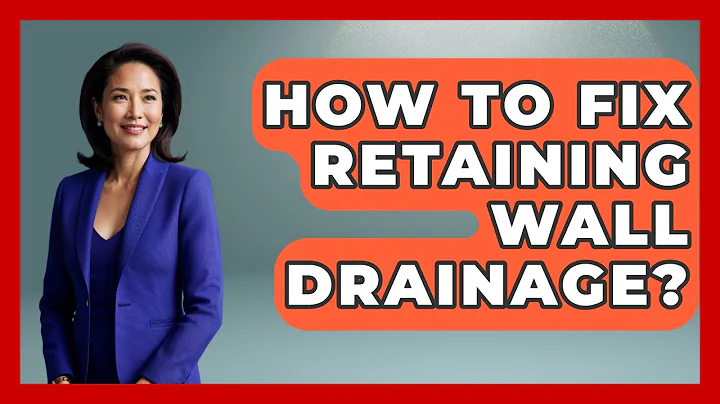 How To Fix Retaining Wall Drainage? - Civil Engineering Explained