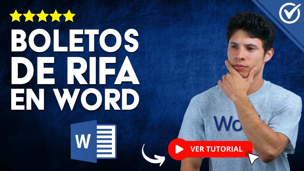 ¿Cómo HACER BOLETOS de RIFA en Word? - 🎟 Vuelve tu Word Multifuncional 🎟