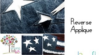 How to Stitch Reverse Applique Stars by Heather Valentine