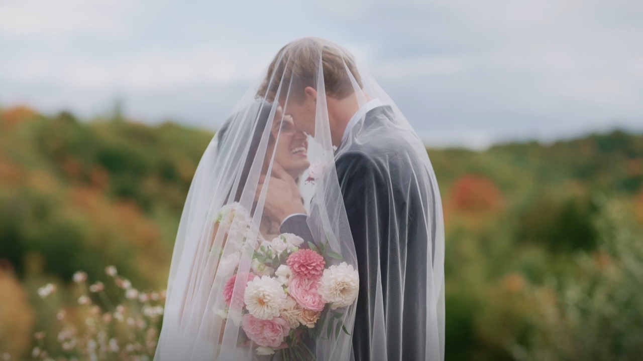 A Northern Michigan Wedding in Traverse City | Tim & Jenna's Mountainside Ceremony and Lively Day
