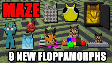 [ Maze MAP ] How to get  All New 9  Floppa Morphs ! [ Roblox ]
