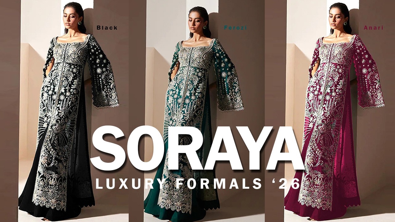 Soraya Wedding Formals - Luxe | Order via WhatsApp +923174343424 | Master Replica Dresses Online