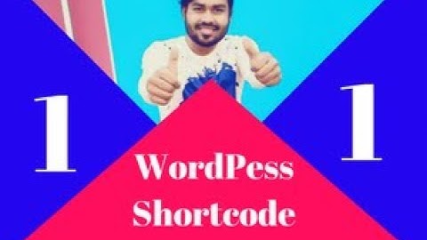 WordPress Shortcode (part 1)