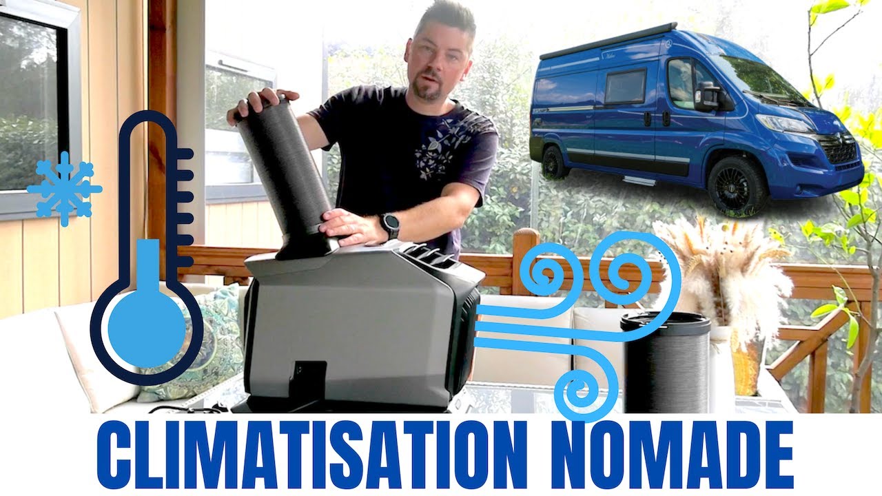 CLIMATISEUR MOBILE AUTONOME sans INSTALLATION pour CAMPING CAR - FOURGON -  TINY HOUSE !