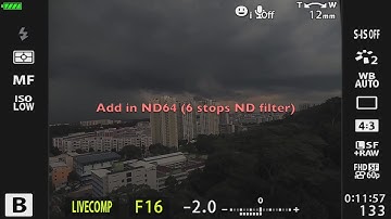 Lightning during day time with Live composite