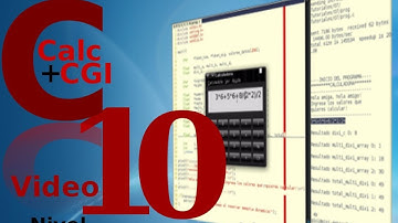 10 Programacion C + CGI Linux Nivel Pre-Intermedio Tutorial Calculadora