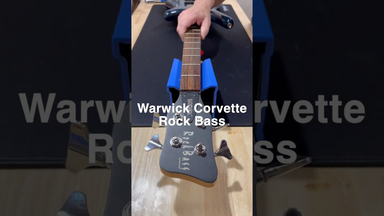 Warwick Corvette Rock Bass New "Just A Nut" Install