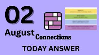 Connections NYT Hints Today (Aug 2, 2026) | Today's Connections Puzzle Answers & Clues #783