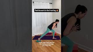 Sliding Into Yoga Strength 🧘‍♀️✨ #yogapostures #yogatutorial