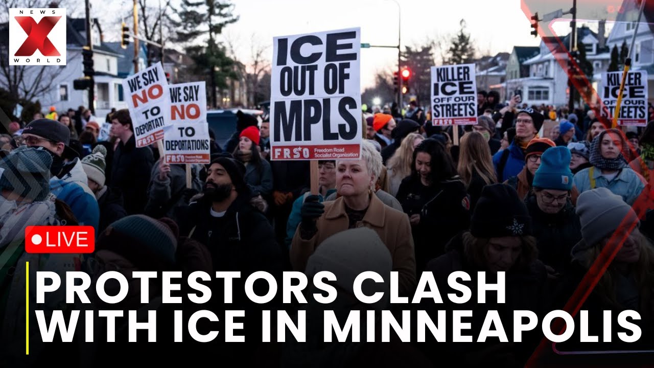 Anti-ICE Protests LIVE: Protesters Rally Outside Minneapolis Federal Building | US ICE Agent