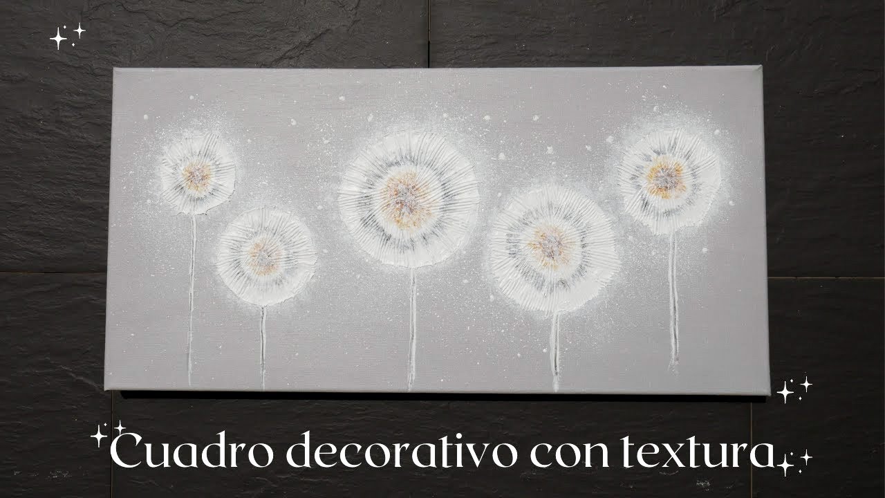 Cuadros con textura DIY #diy #texturas #decoracion