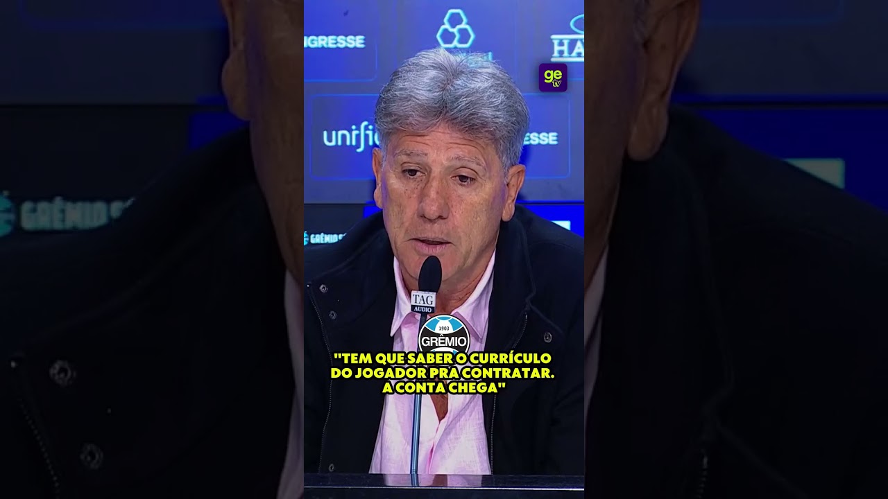 RENATO PORTALUPPI RECLAMA DO ELENCO DO GRÊMIO | TROPA GE TV #shorts