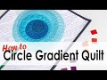How to Make a Gradient Circle Flower Mini Quilt with On Williams Street