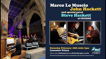 PROG AT THE PRIORY: Steve Hackett, Marco Lo Muscio, John Hackett: HIGHLIGHTS from the Concert (2023)
