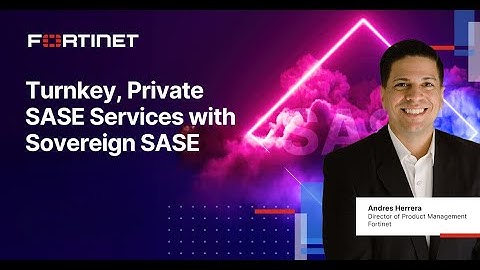 Turnkey, Private SASE Services with Sovereign SASE | Unified SASE Summit