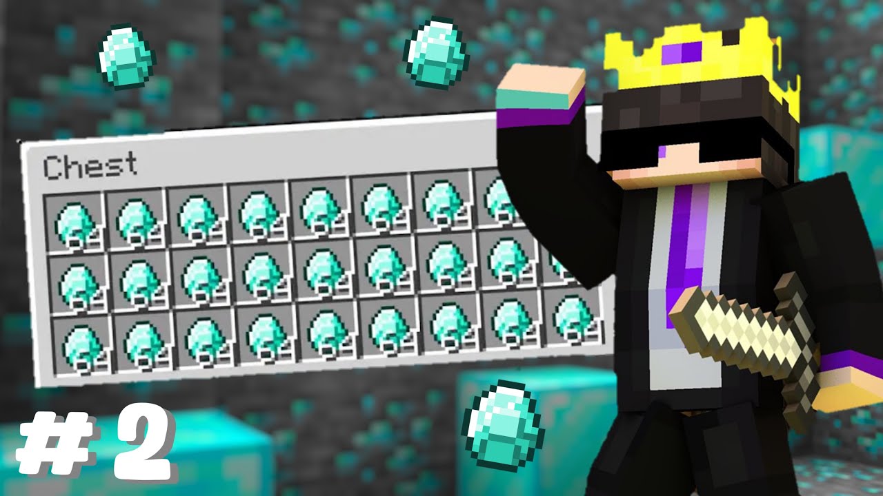 I FOUND SO MANY DIAMONDS IN MINECRAFT | PART #2 - YouTube