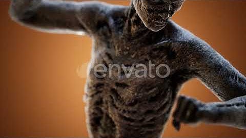 Horrible Scary Zombie Man | Motion Graphics - Envato elements