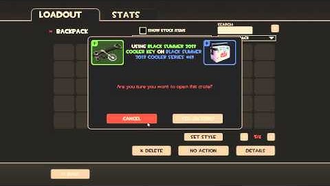 Tf2: Uncrating Black Summer Crate