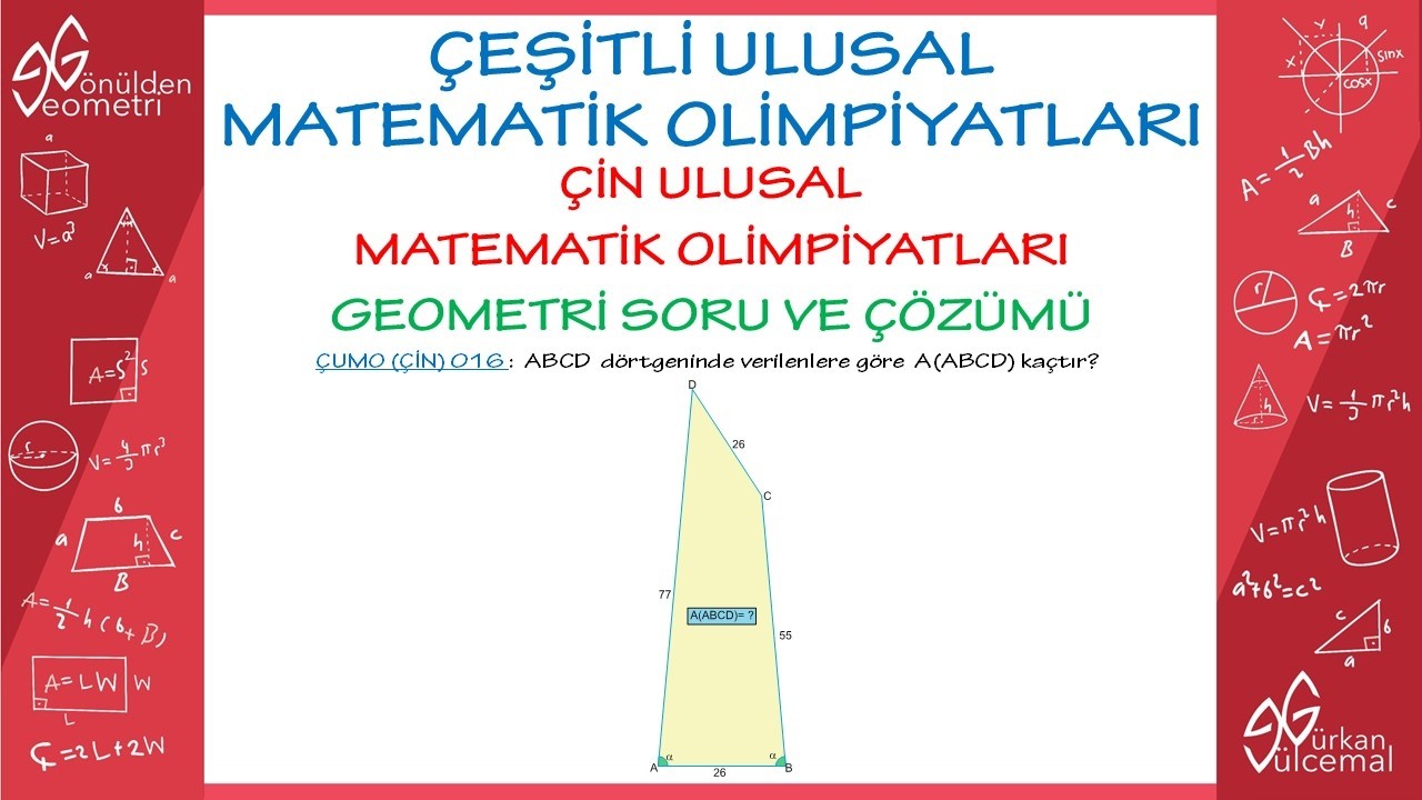 016 ÇEŞİTLİ ULUSAL MATEMATİK OLİMPİYATLARI (ÇİN) | 2 FARKLI ÇÖZÜM