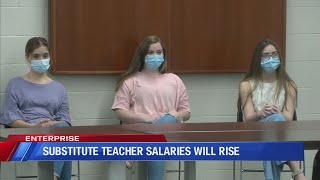 substitute teacher salaries in enterprise city schools