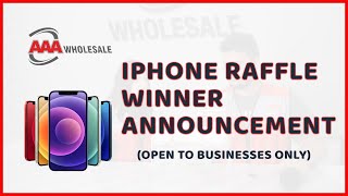 OUR FIRST IPHONE 12 WINNER ANNOUNCEMENT