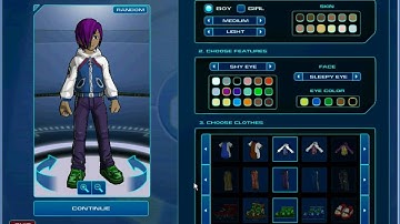 Fusion Fall Character Creation (Boy)